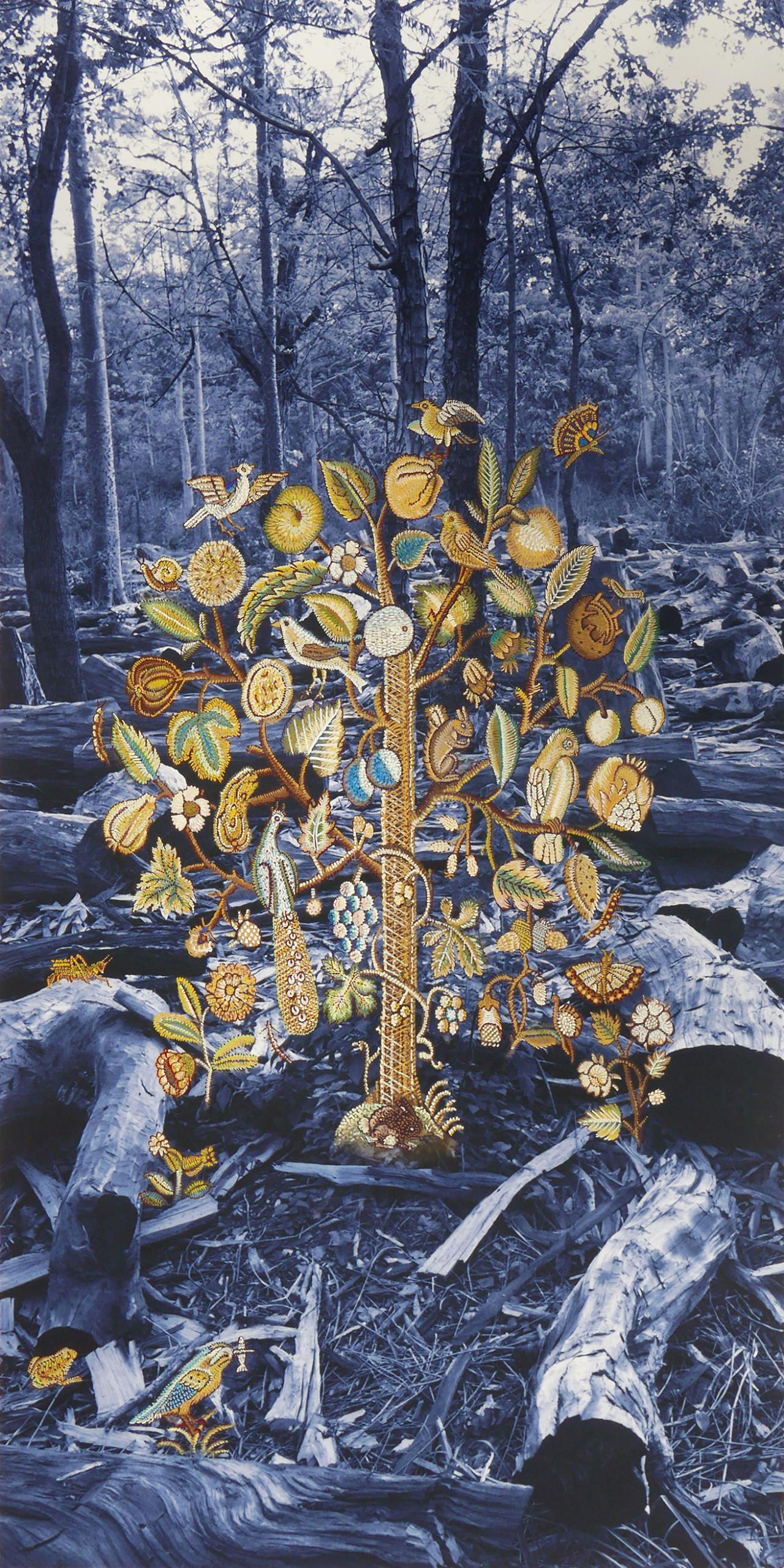 a art painting of a version of a tree of life