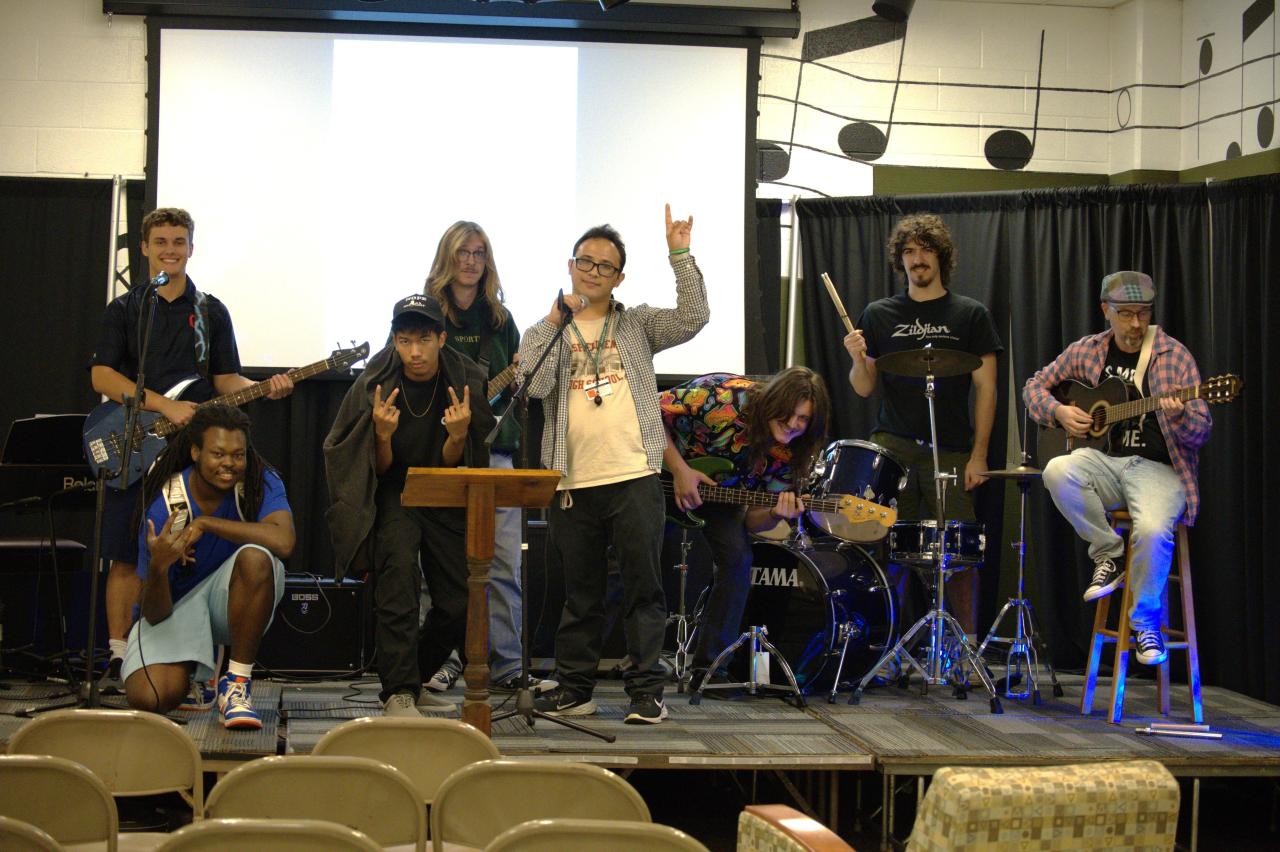 group of students in Club 419