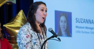 Photo of Suzanna Roemer speaking at an event