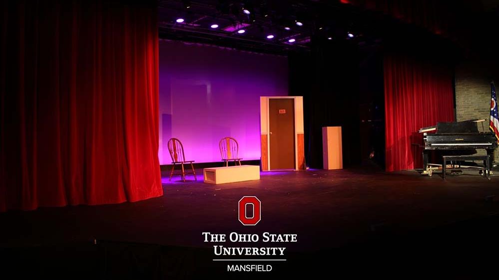 image of the stage in the theatre