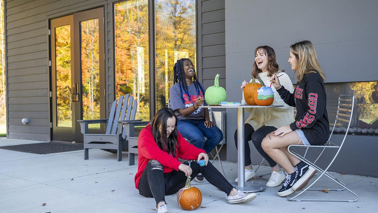 four female students